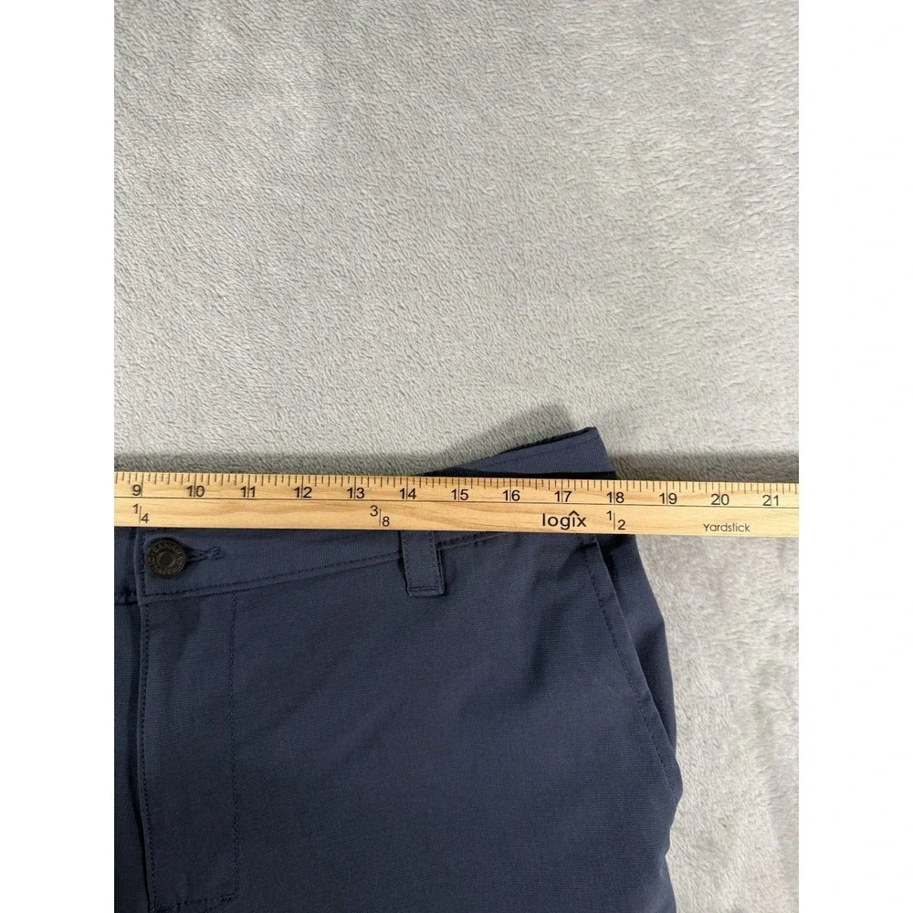 Banana Republic Shorts Mens 36 Blue Flat Front Chino Casual